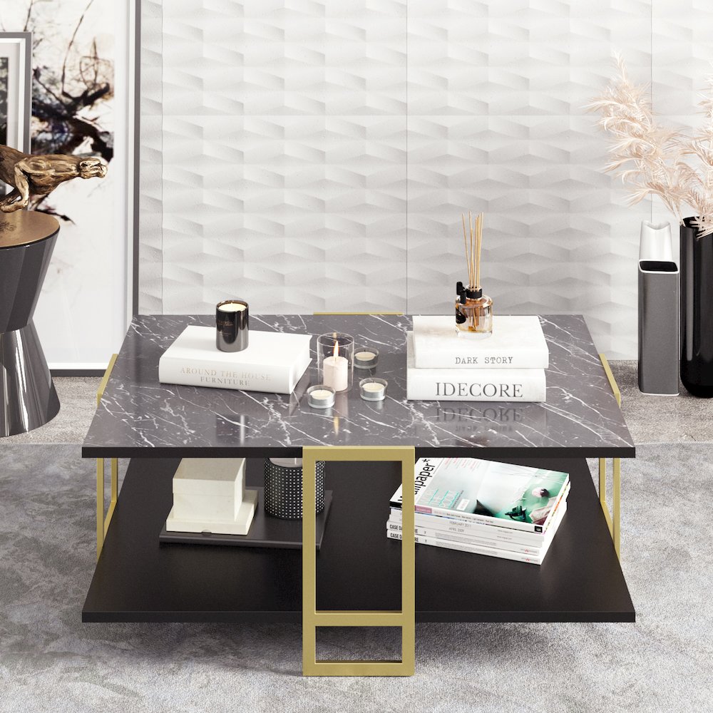 Polka Coffee Table-Bendire Black. Picture 4