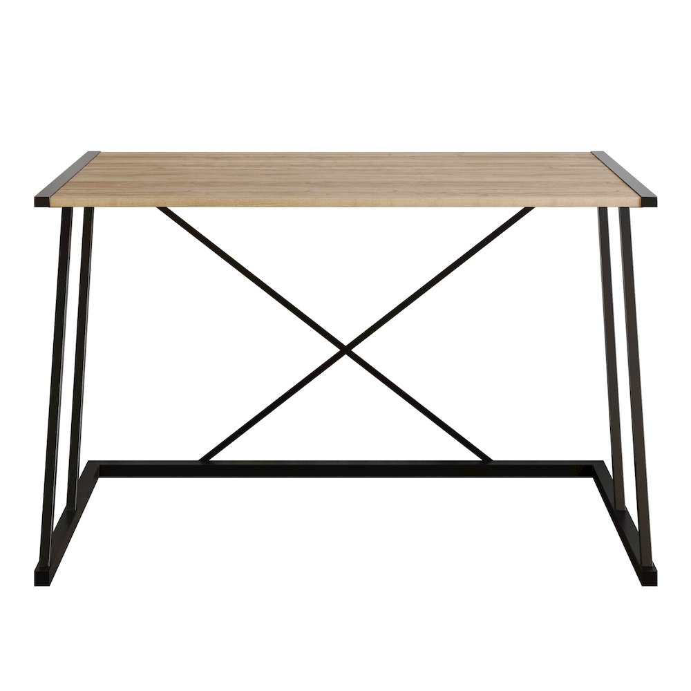 Anemon Computer Desk - Black&Walnut. Picture 1