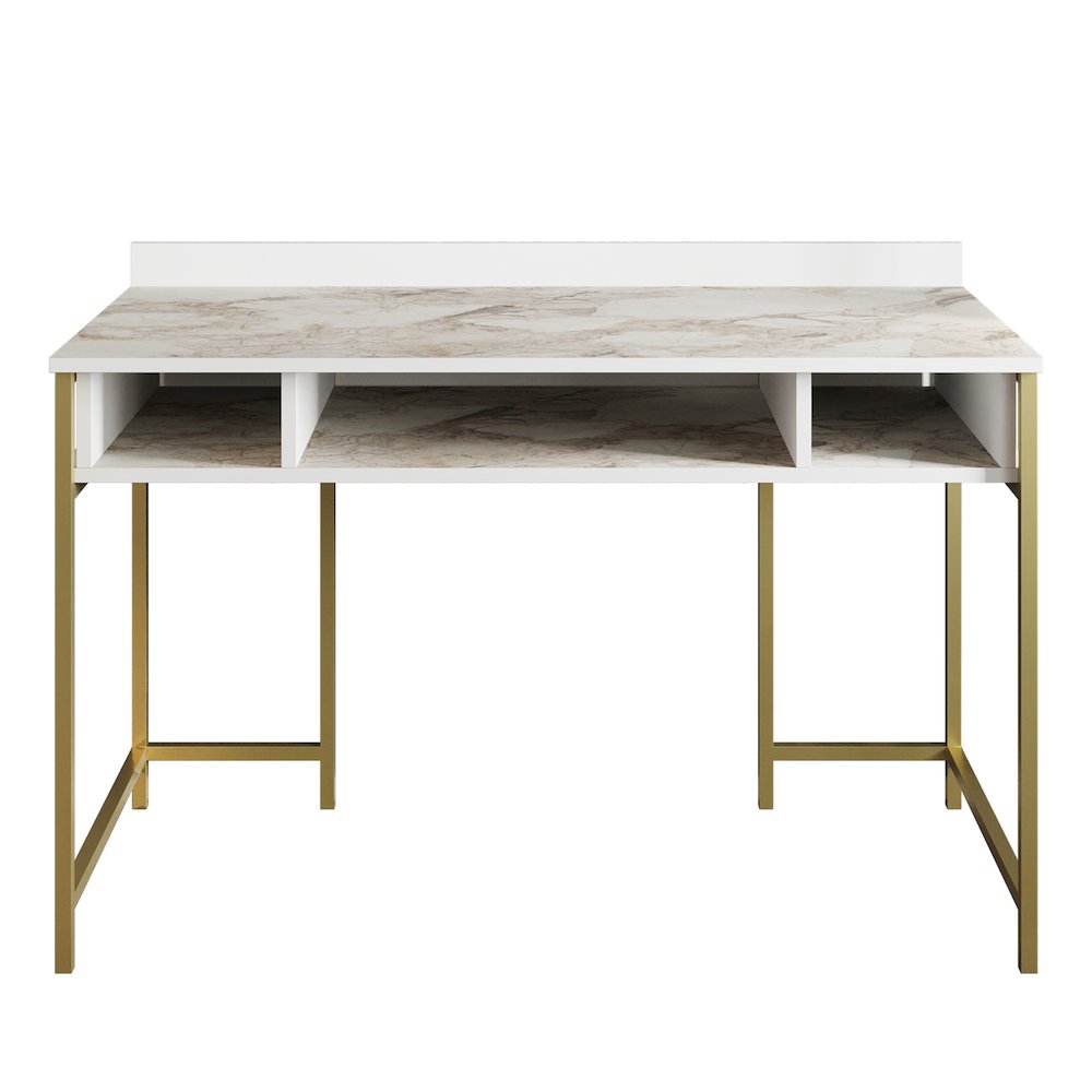 Tümata Computer Desk-Ephesus Gold. Picture 1