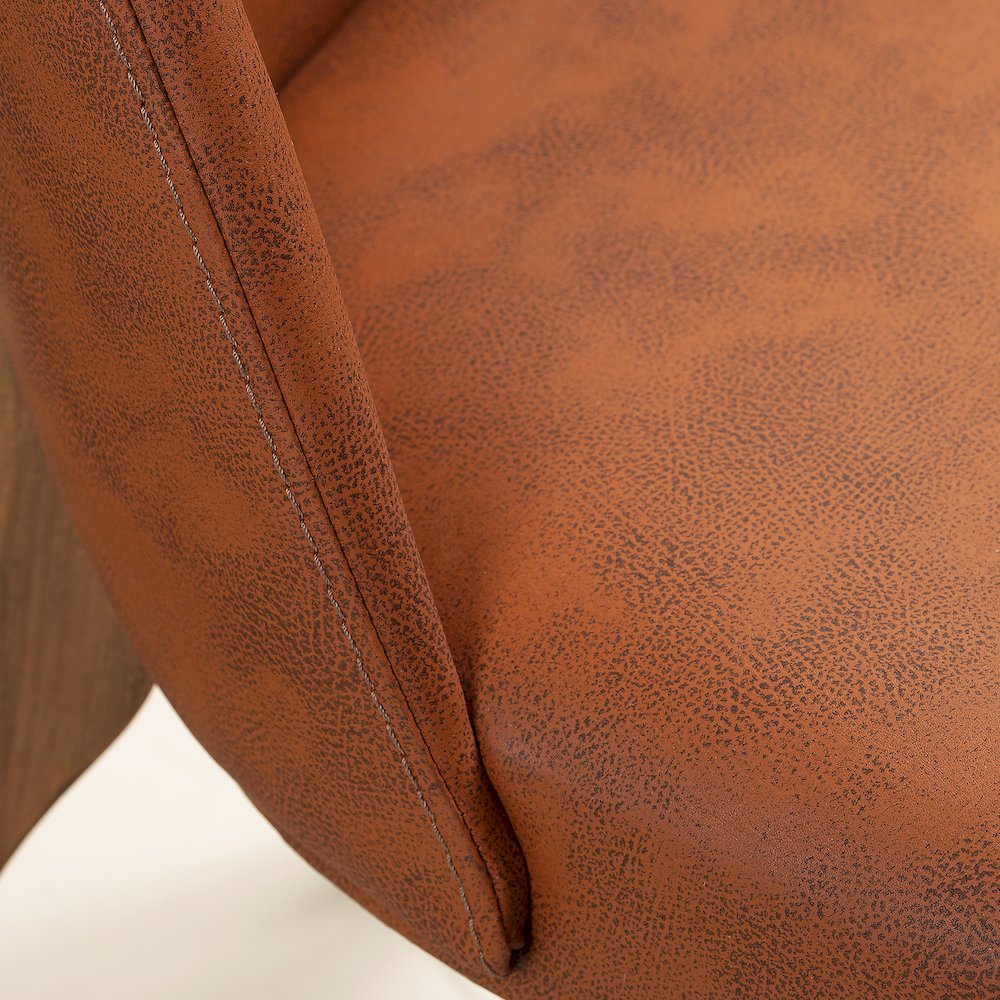Bolen Chair-Brick Red. Picture 7