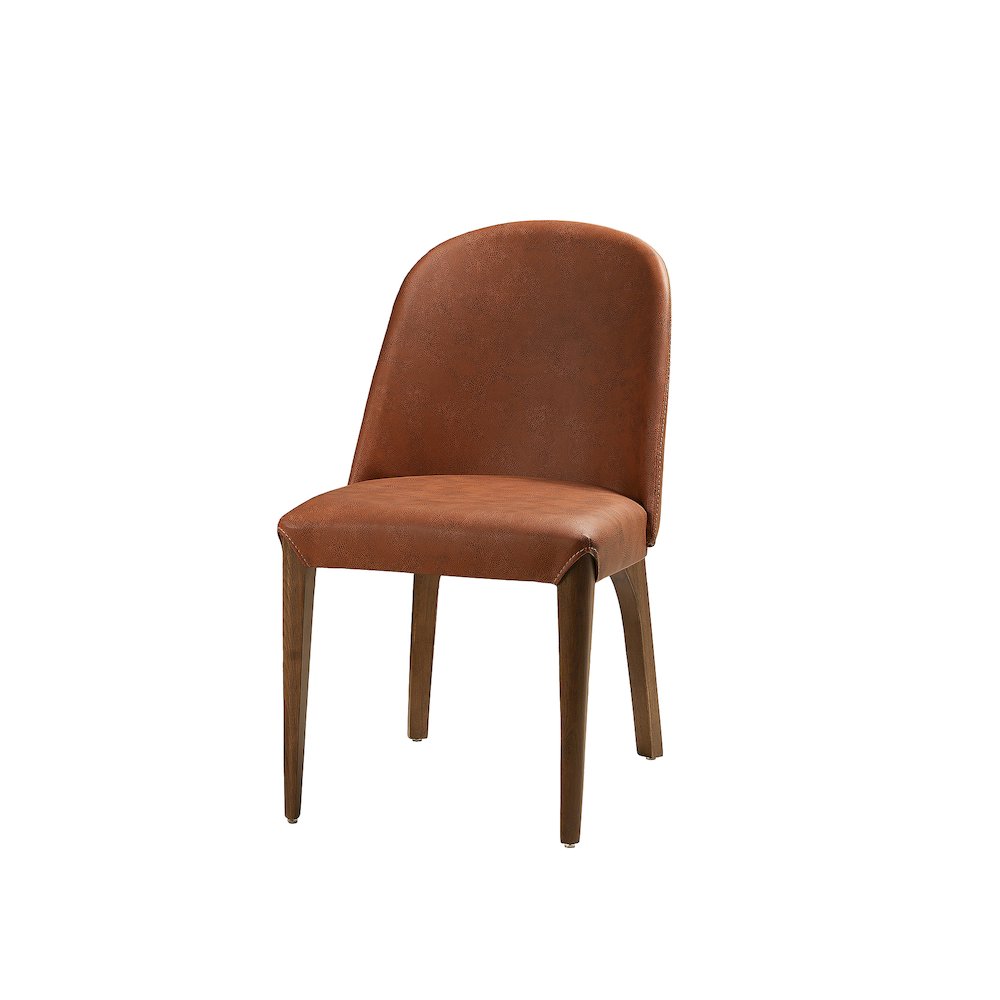 Bolen Chair-Brick Red. Picture 2