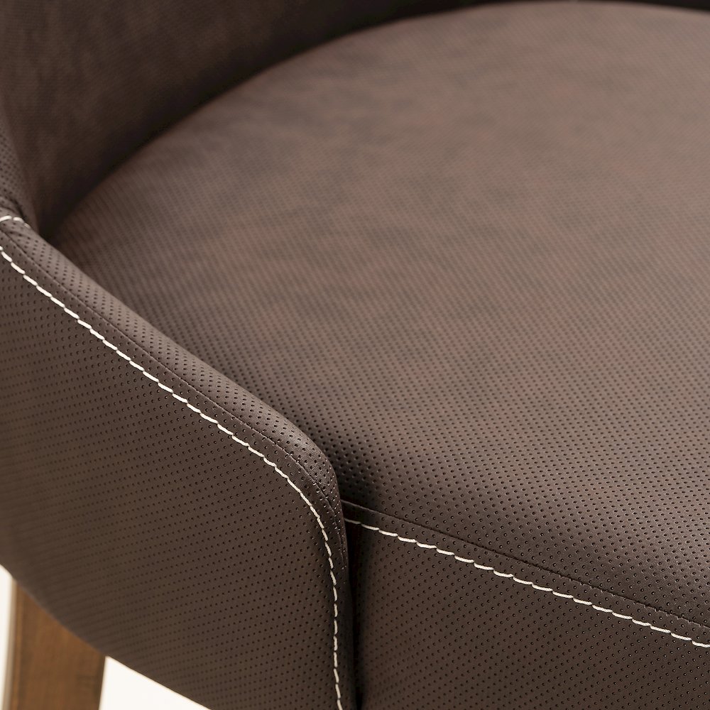 Golden Chair-Brown & Walnut. Picture 6