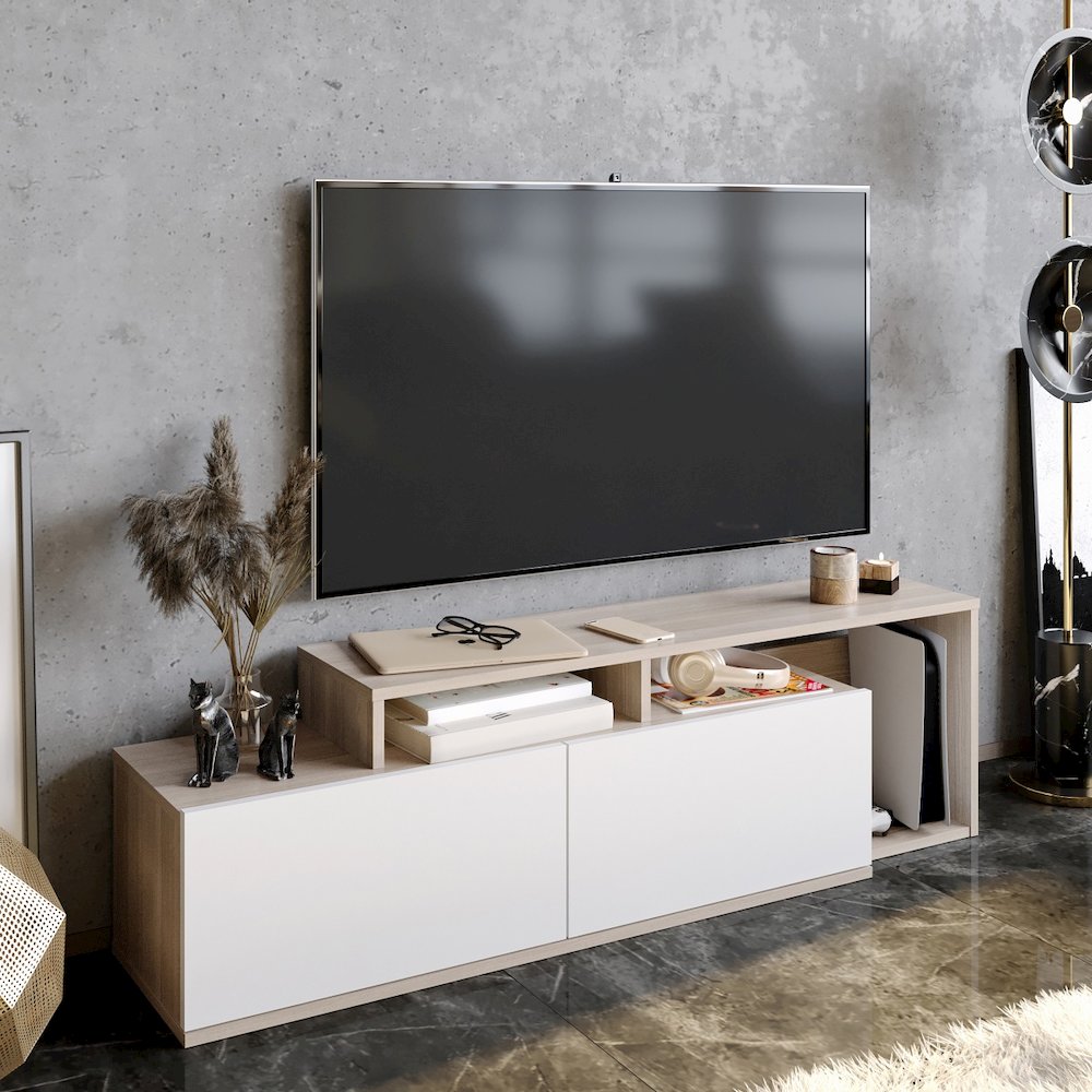 Nexera 47 Tv Stand - Cordoba & White. Picture 2