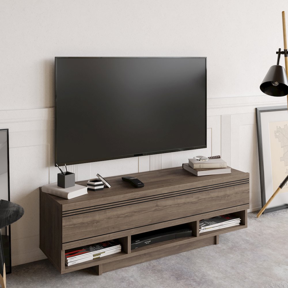 Celestia 47" Tv Stand - Walnut. Picture 2