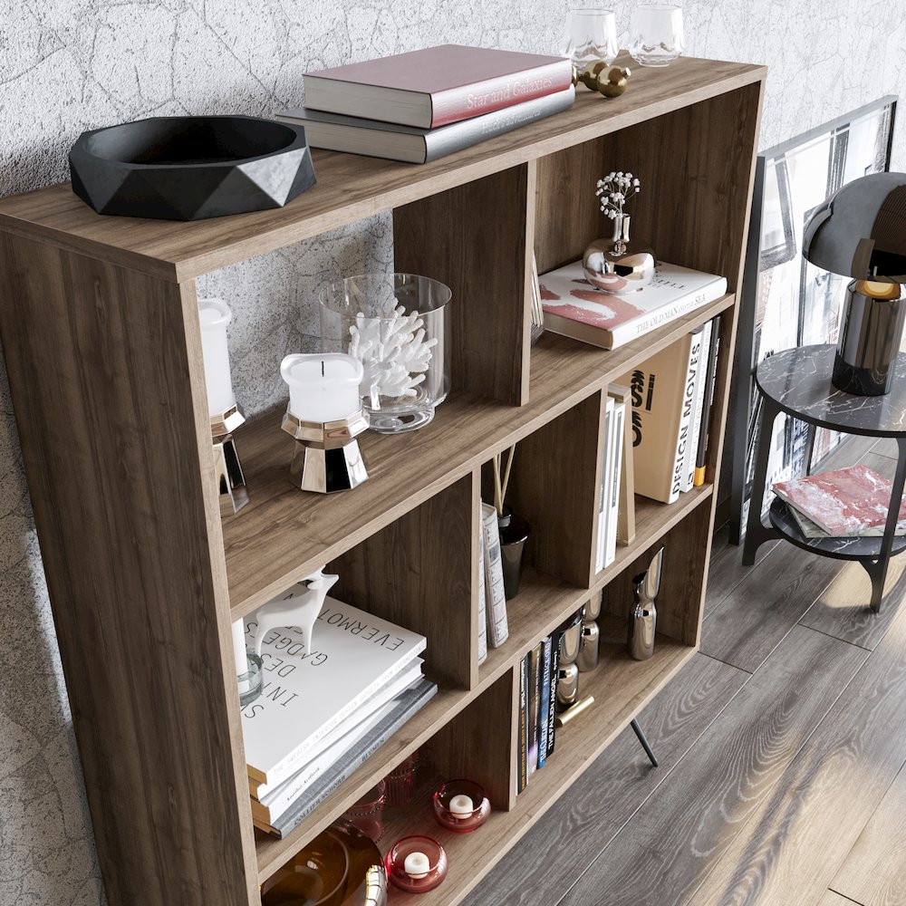 Mistico 52" Bookcase - Walnut. Picture 4