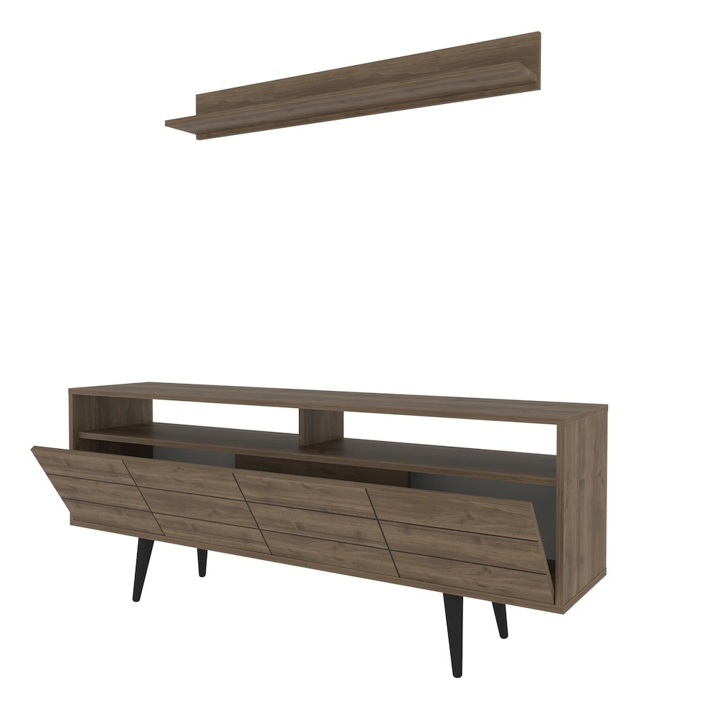 Ola Tv Stand - Walnut. Picture 1