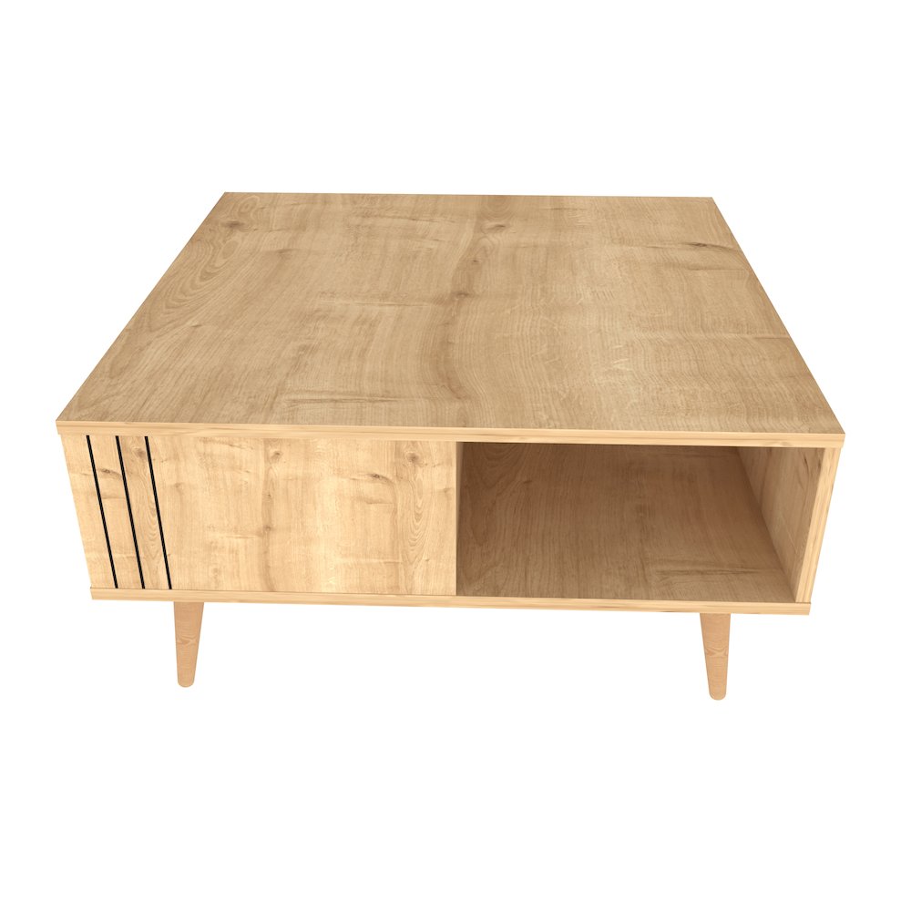 Ronas Coffee Table - Sapphire Oak. Picture 5