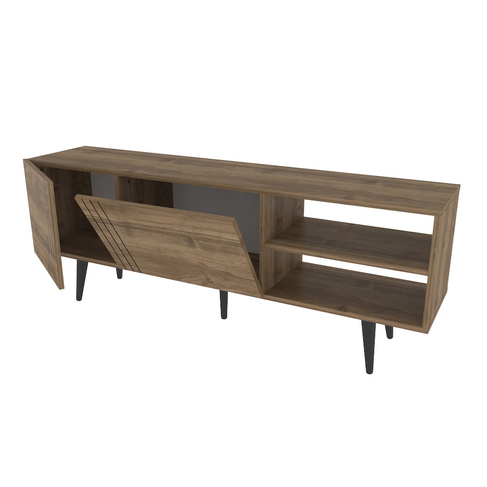 Ronas Tv Stand - Walnut. Picture 1