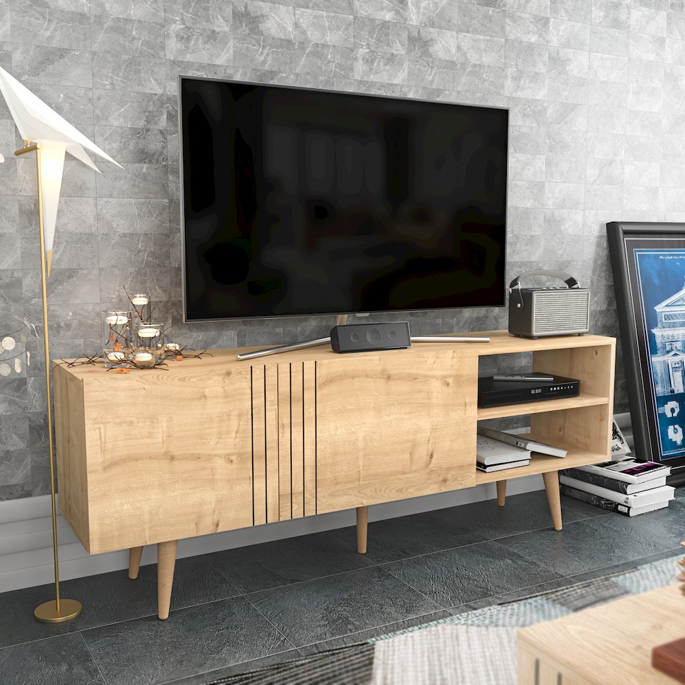 Ronas Tv Stand - Sapphire Oak. Picture 3