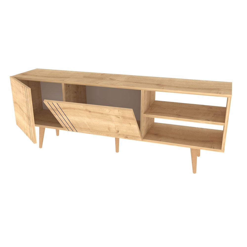 Ronas Tv Stand - Sapphire Oak. Picture 2