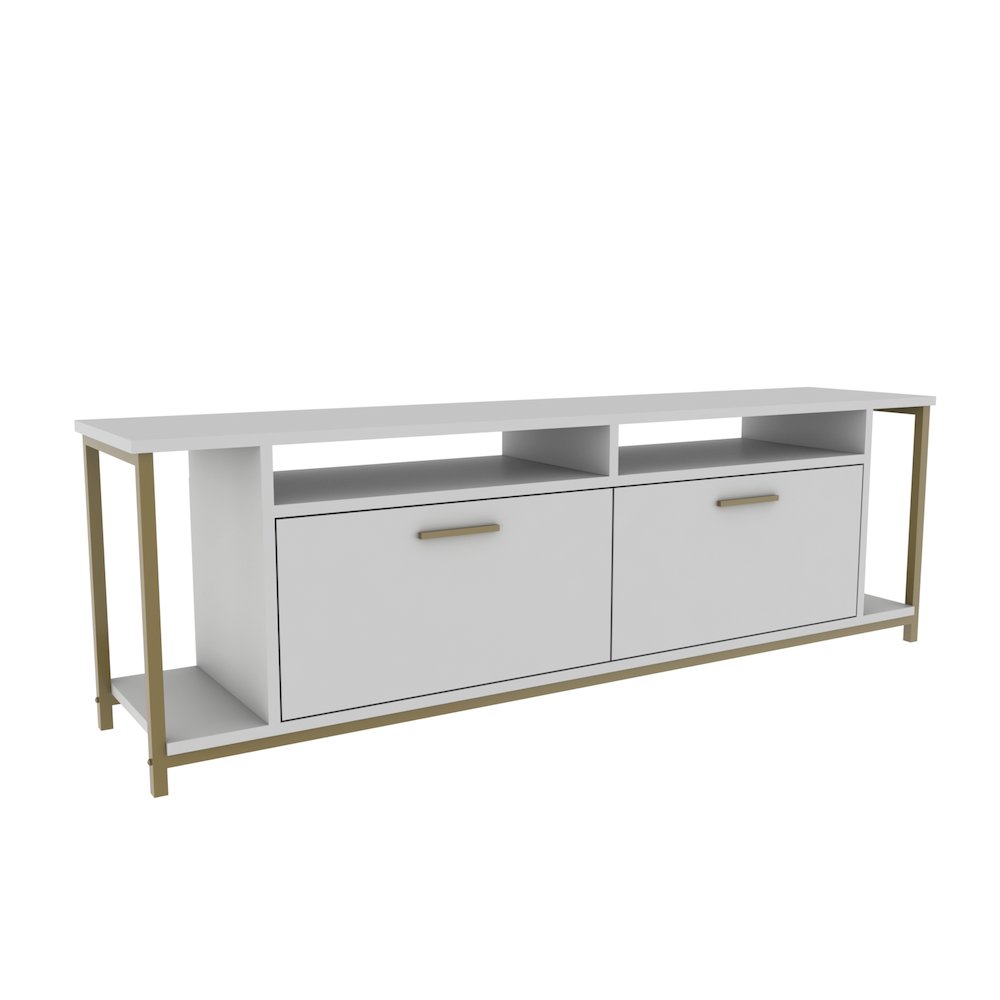 Omar Tv Stand - White Gold. Picture 1