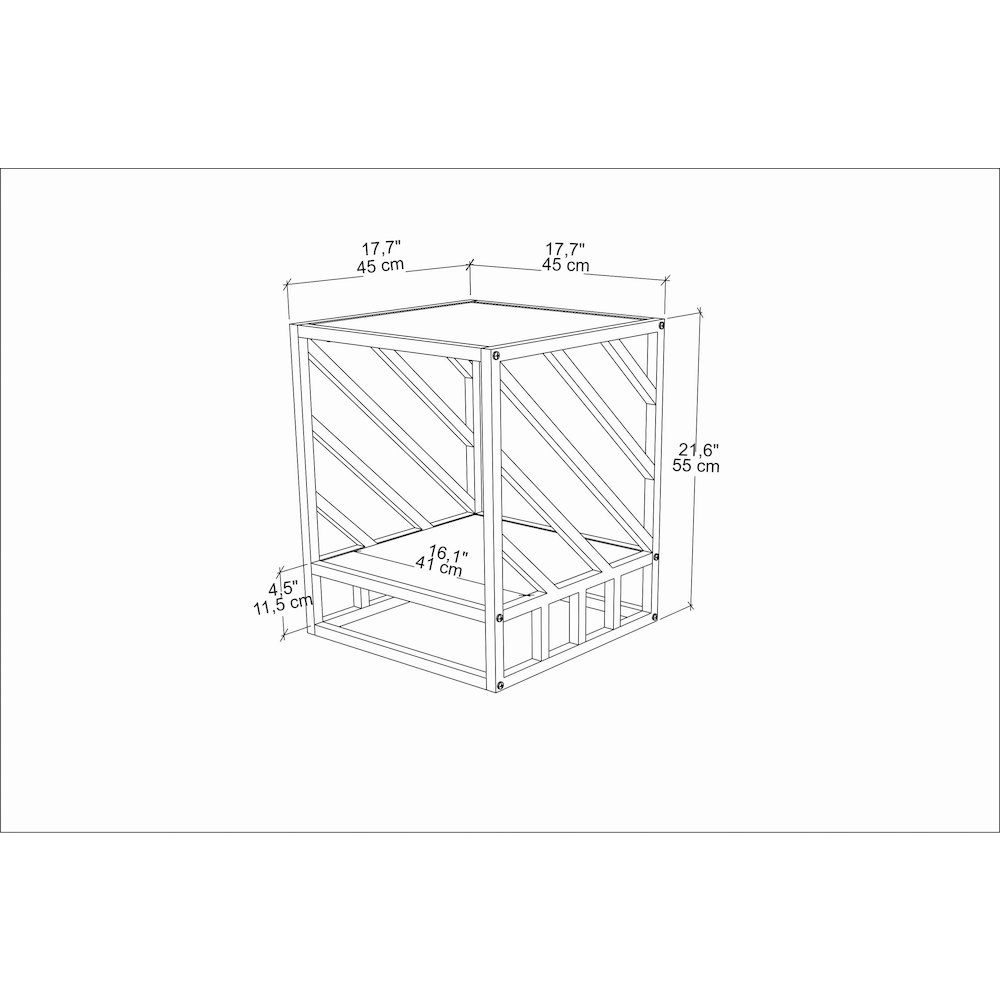 Norm Side Table - Bendire Black. Picture 4