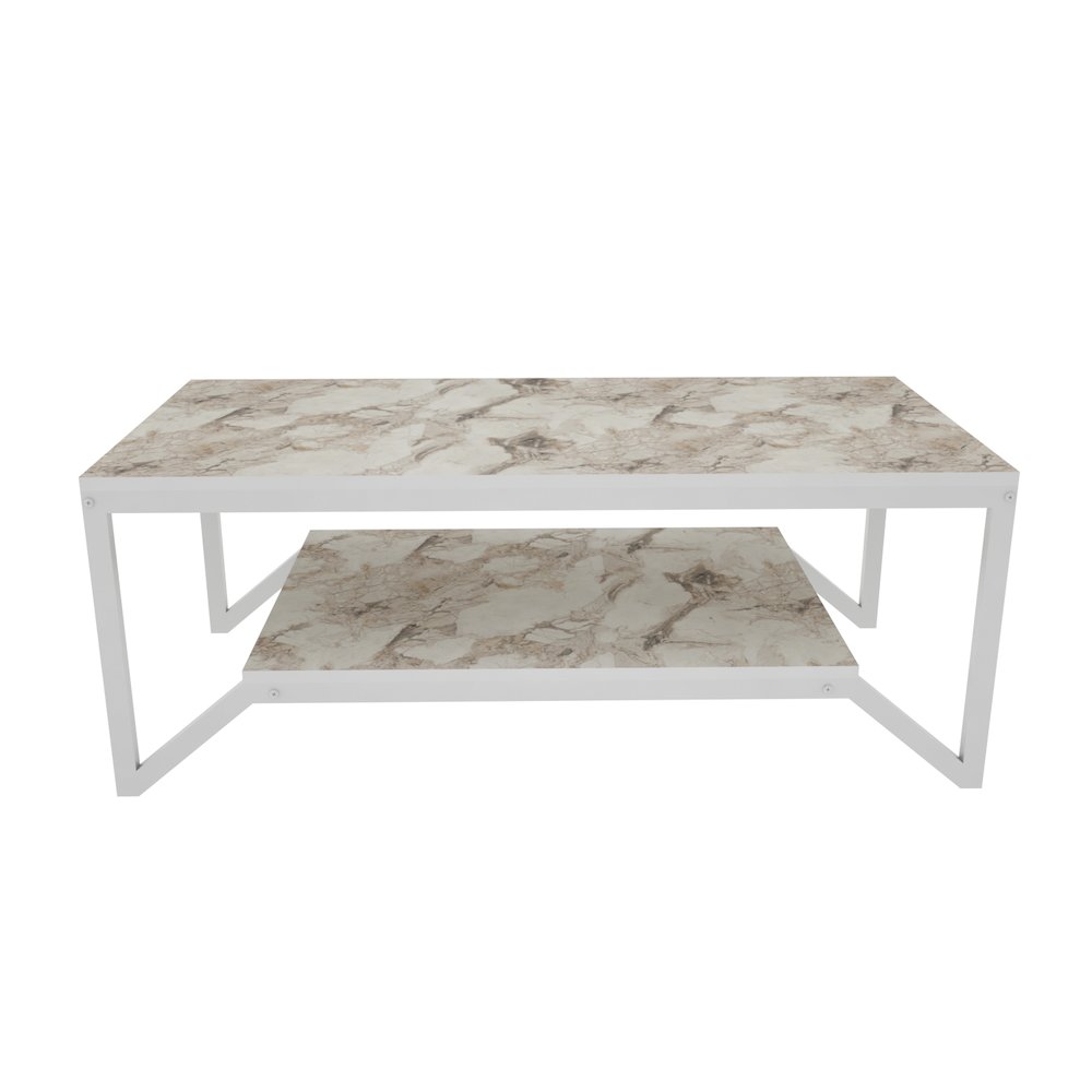 Flora Coffee Table - Ephesus White. Picture 2