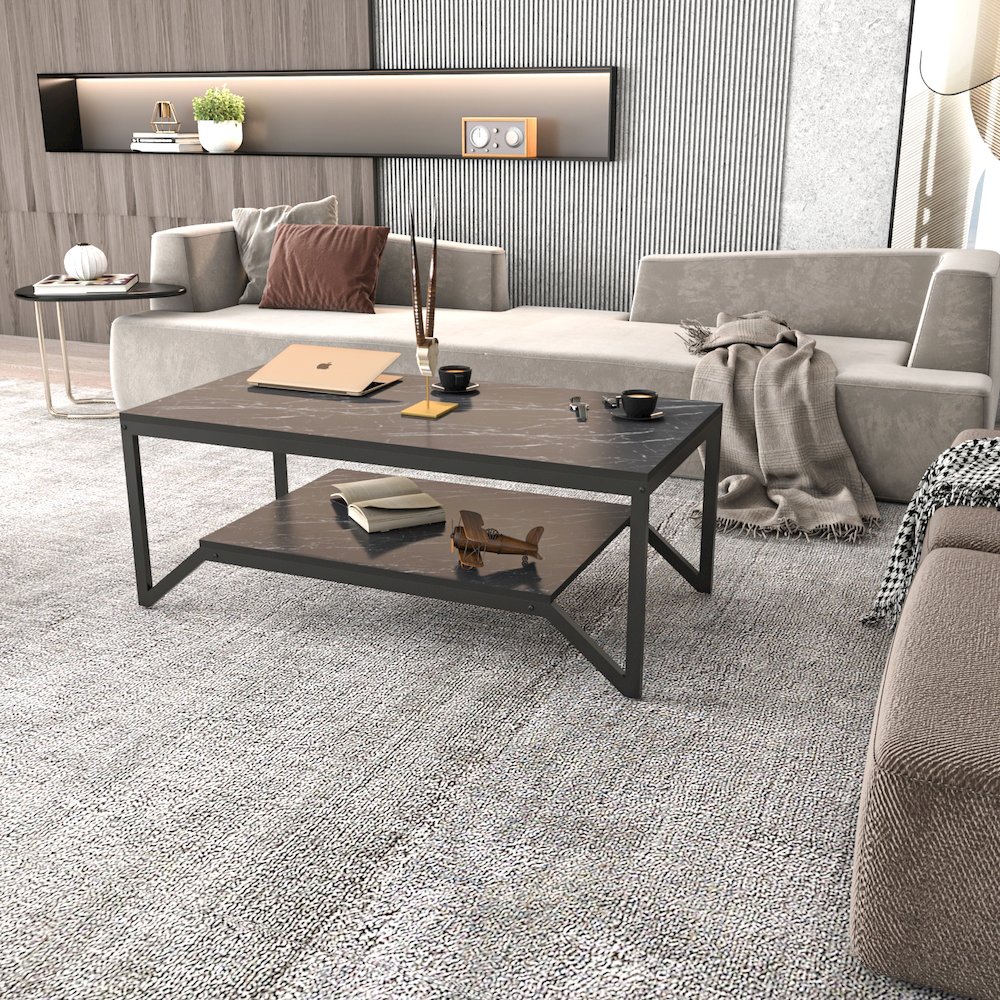 Flora Coffee Table - Bendire Black. Picture 3