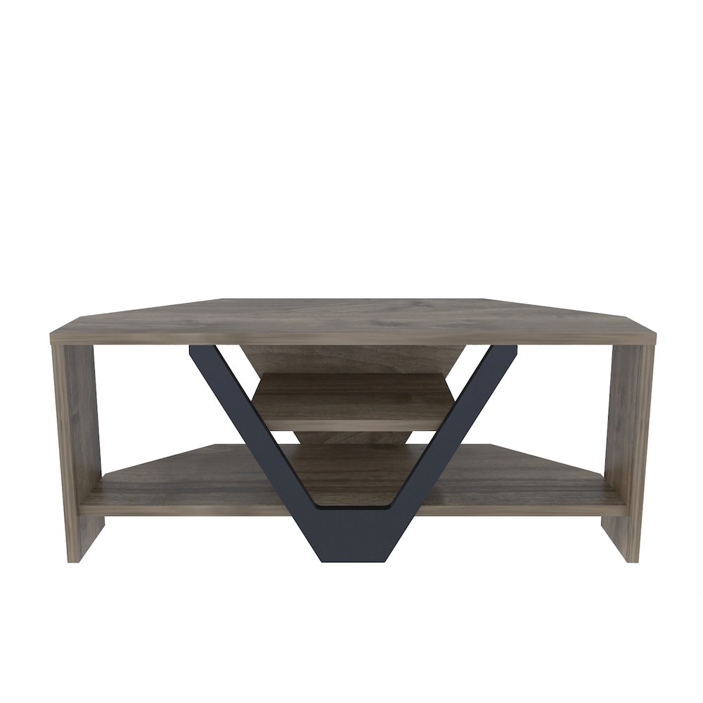 Karin Tv Stand - Walnut Black. Picture 2