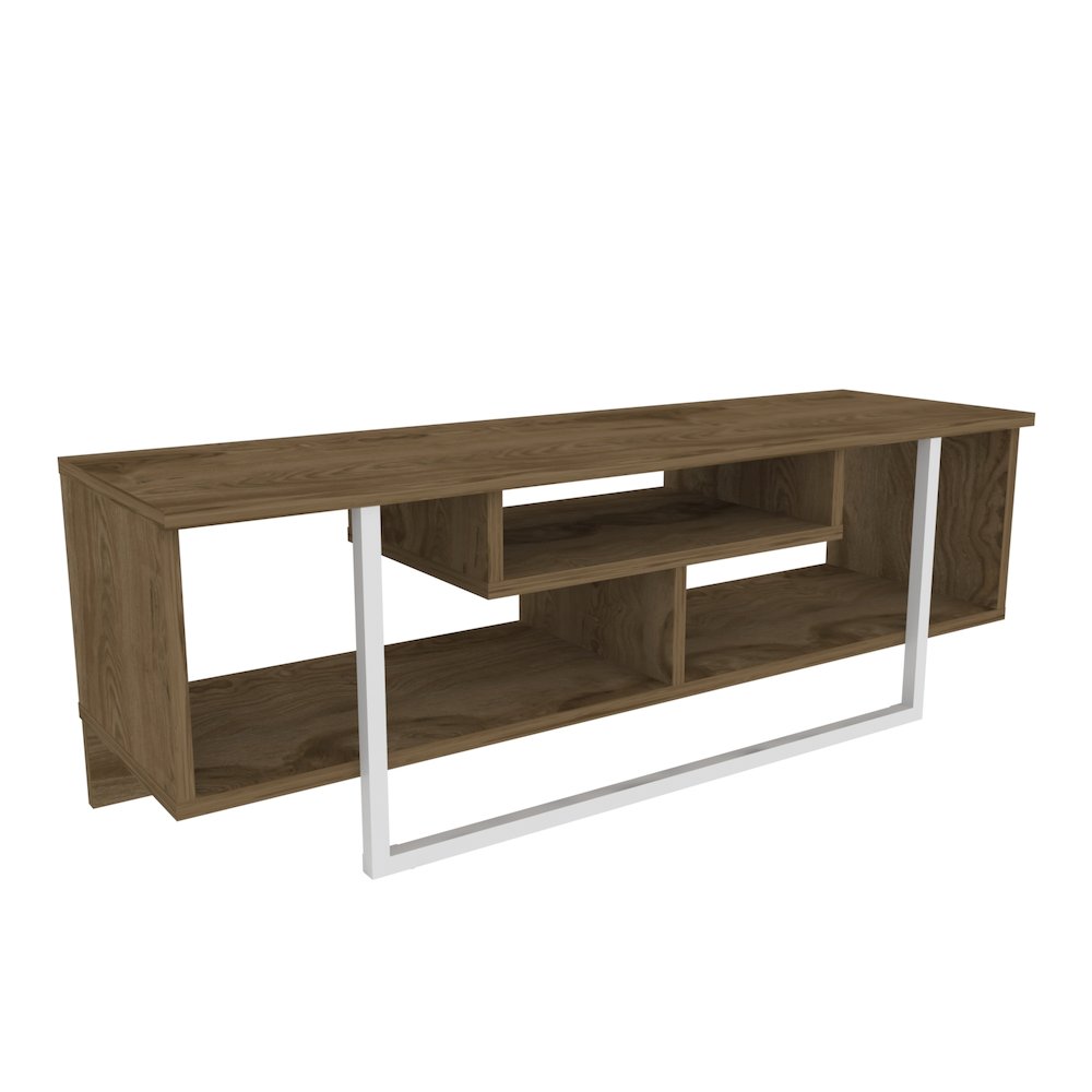 Asal 47" Tv Stand - Oud Oak White. Picture 1