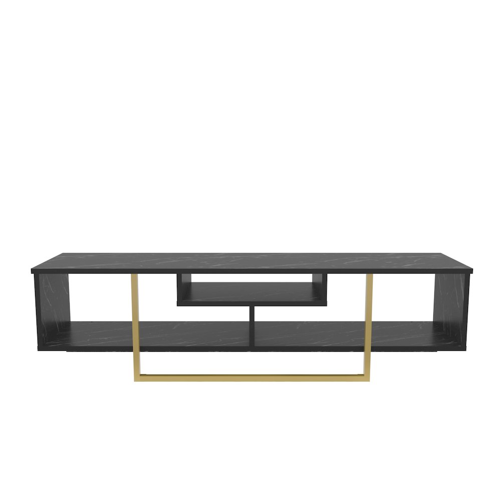 Asal 59" Tv Stand - Bendire Gold. Picture 2