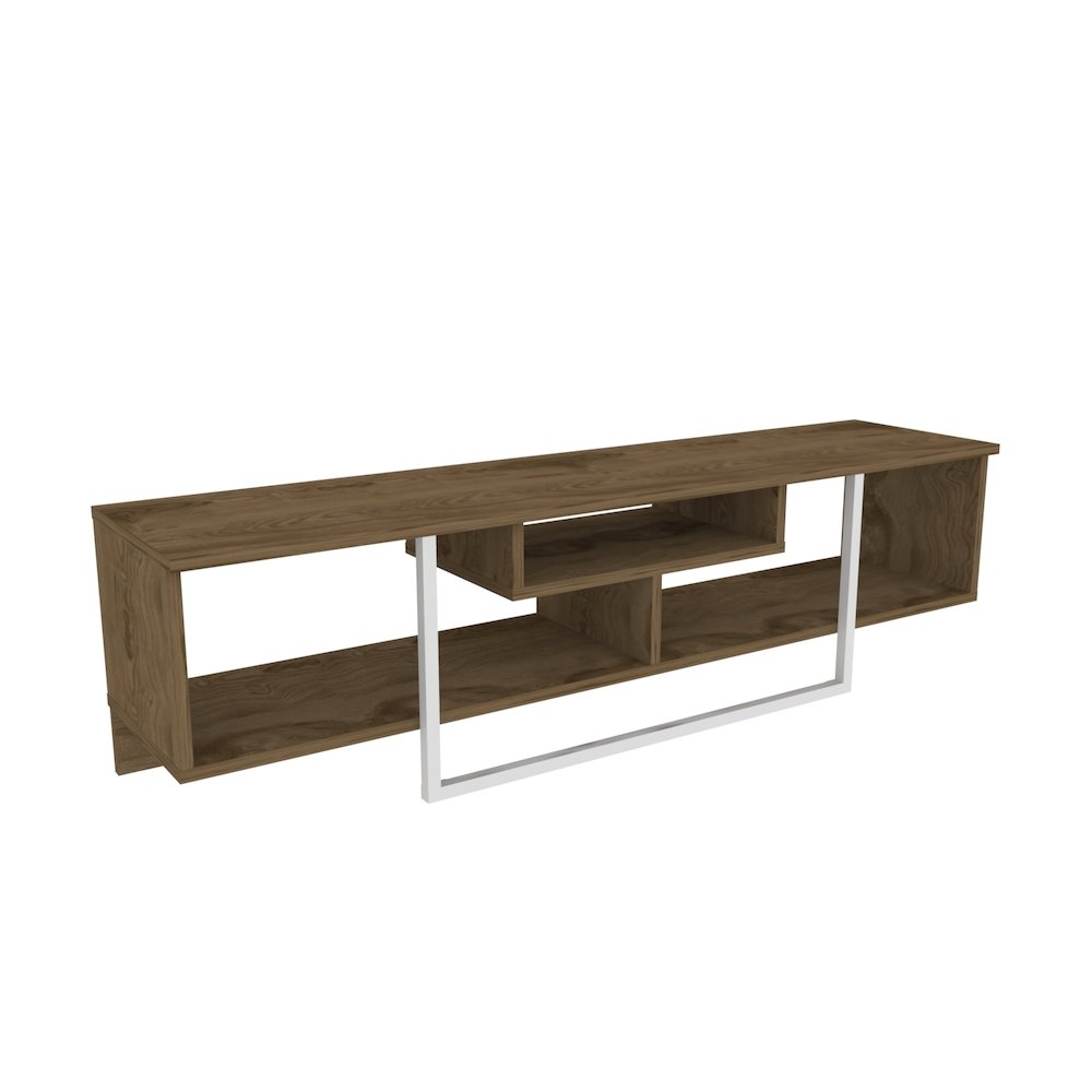 Asal 59" Tv Stand - Oud Oak White. Picture 1