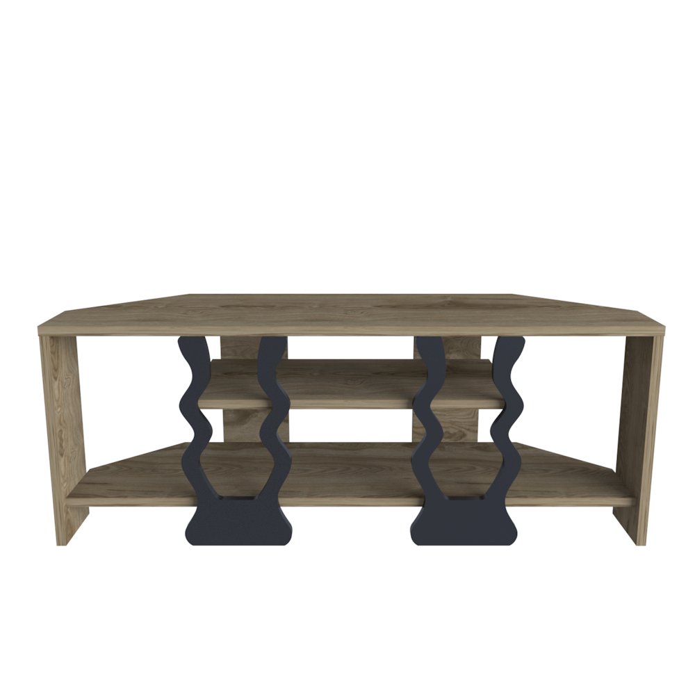 Firal Tv Stand - Oud Oak Black. Picture 1