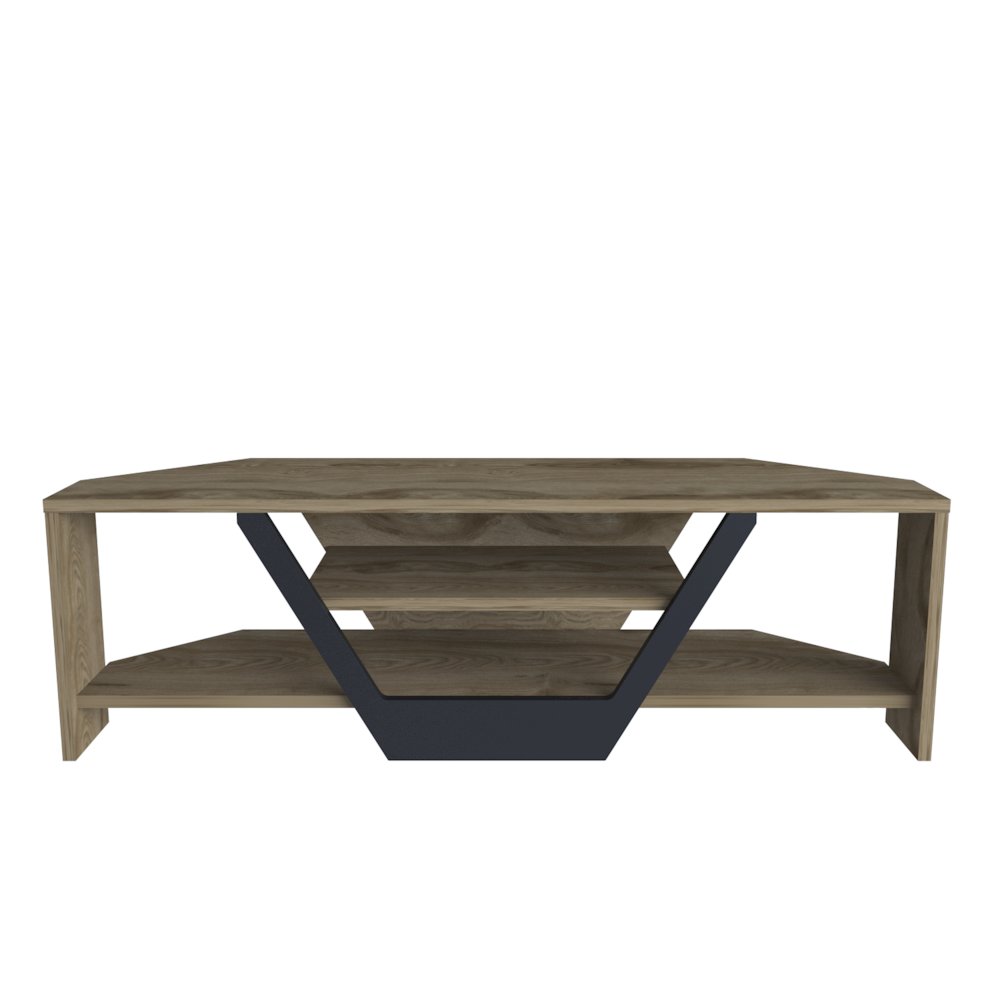 Sares Tv Stand - Oud Oak Black. Picture 2