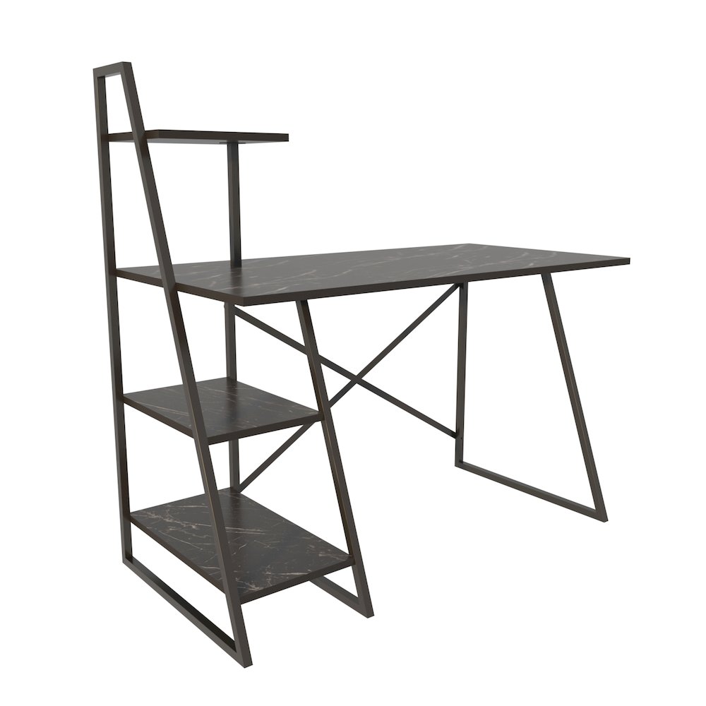 Admira Computer Desk - Bendire Black. Picture 1