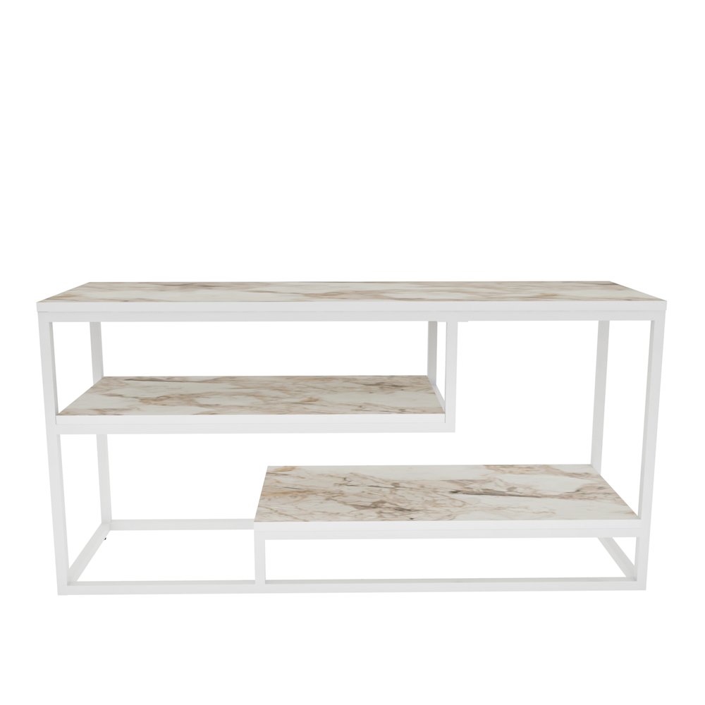 Lorin Tv Stand - Ephesus White. Picture 2