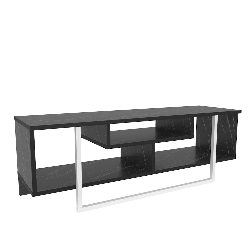 Asal 47" Tv Stand - Bendire White. Picture 1