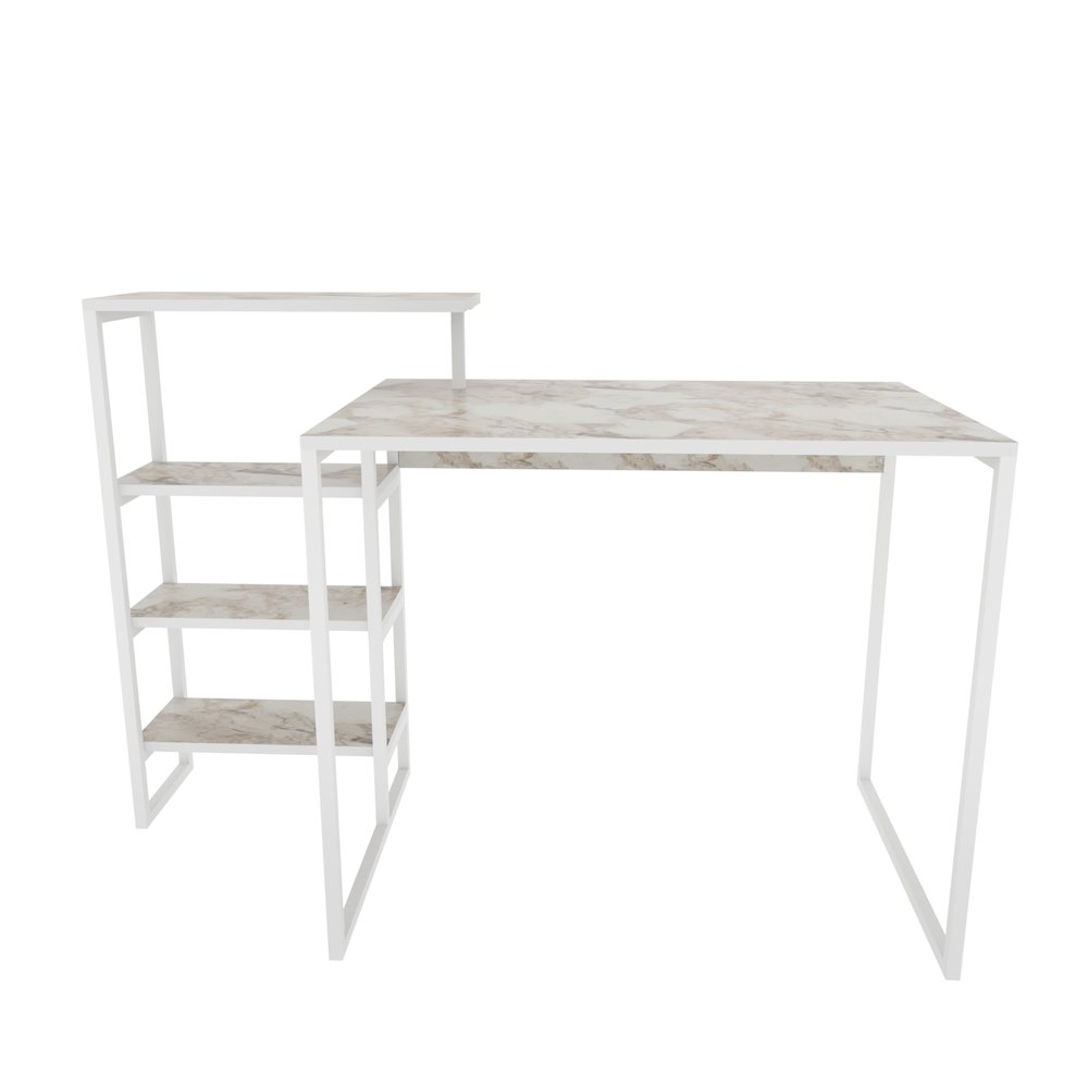 Rino Computer Desk - Ephesus White. Picture 2