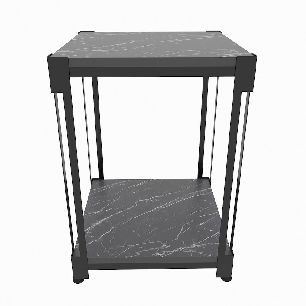Zenas Side End Table - Bendire Black. Picture 1