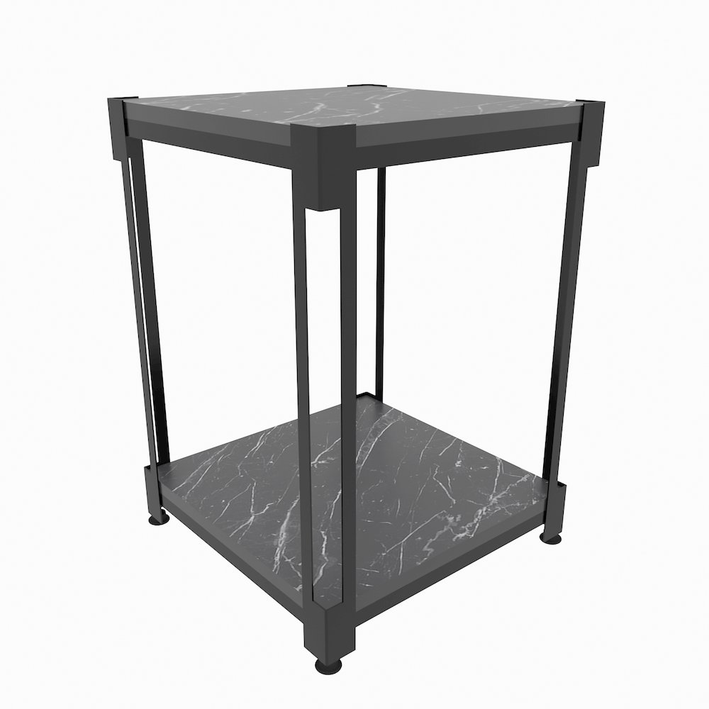 Zenas Side End Table - Bendire Black. Picture 2