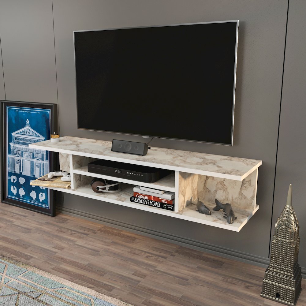 Pivot Floating Tv Stand - Ephesus. Picture 1