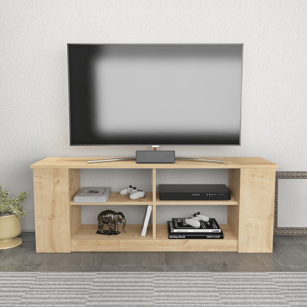 Space Tv Stand Sapphire Oak. Picture 3