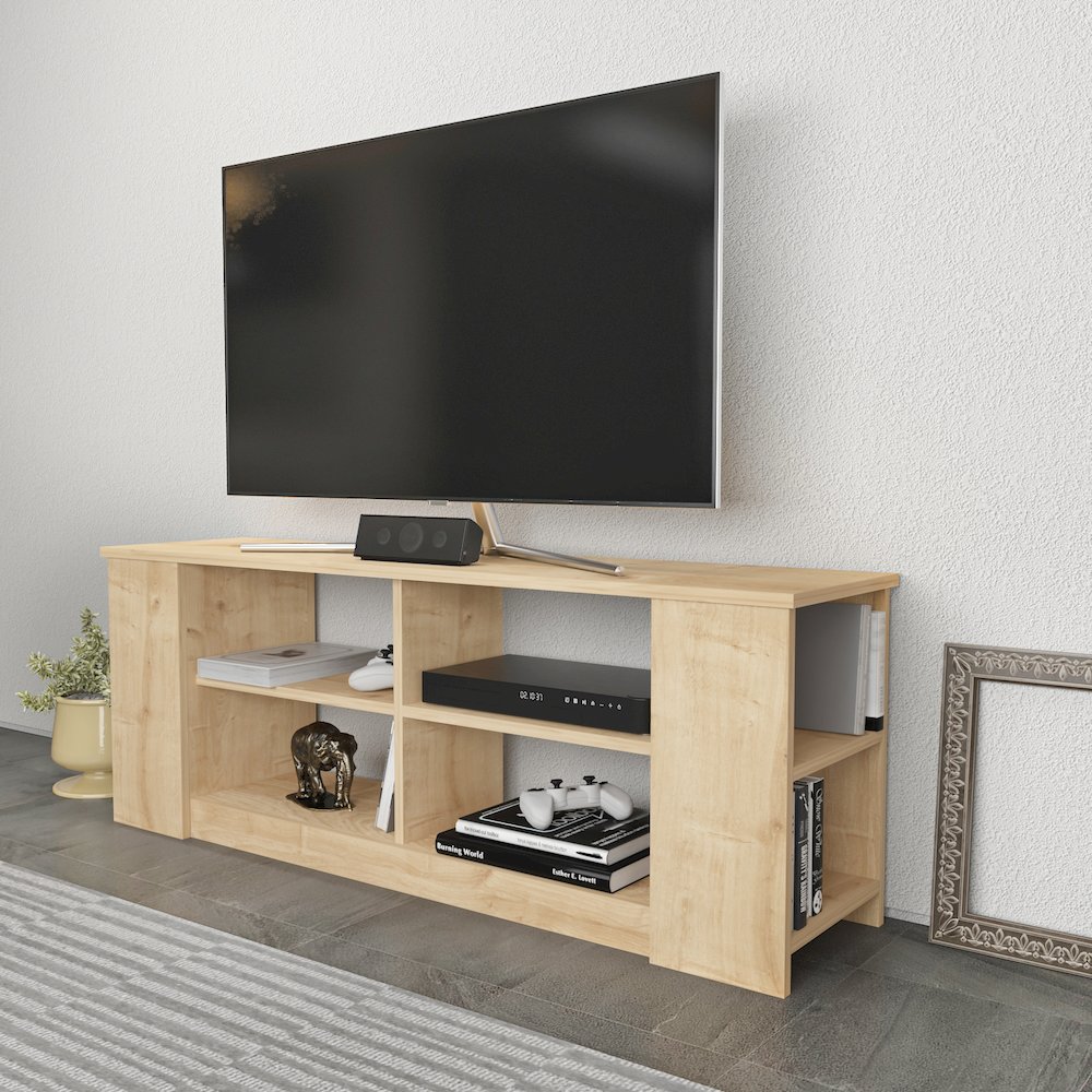 Space Tv Stand Sapphire Oak. Picture 5