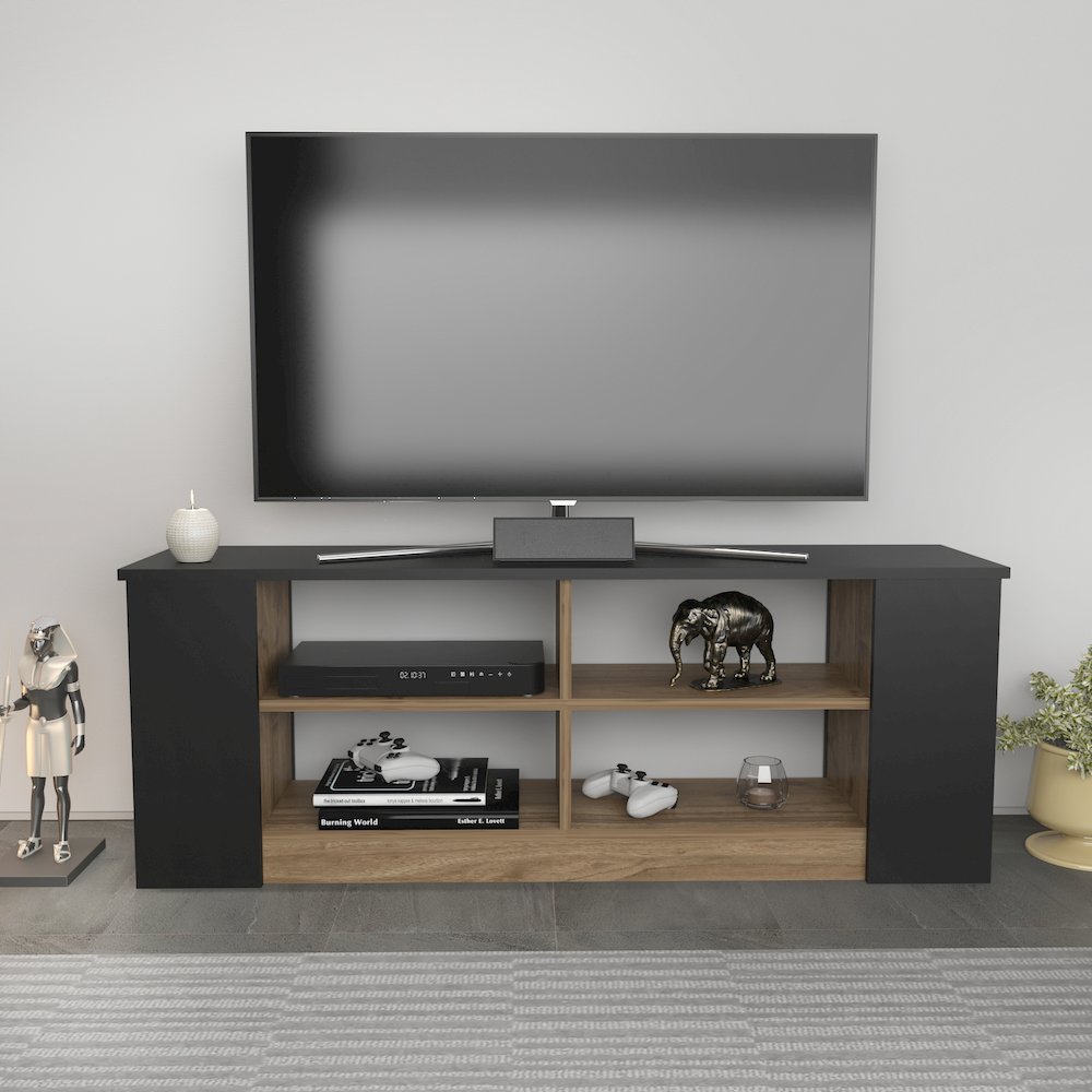 Space Tv Stand Black Walnut. Picture 4