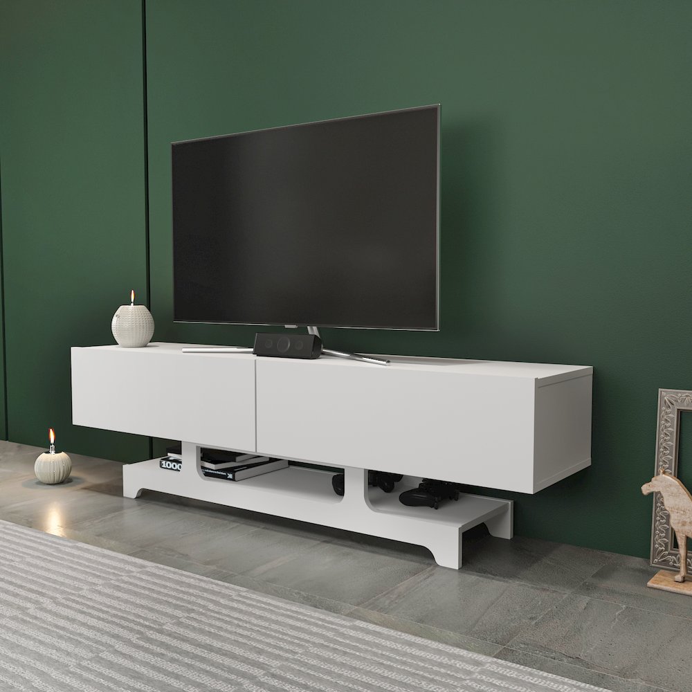 Tera Tv Stand White. Picture 4