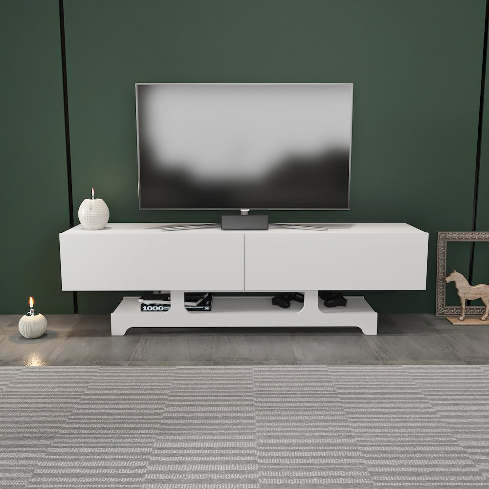 Tera Tv Stand White. Picture 6