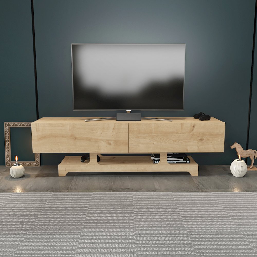 Tera Tv  Stand Sapphire Oak. Picture 6