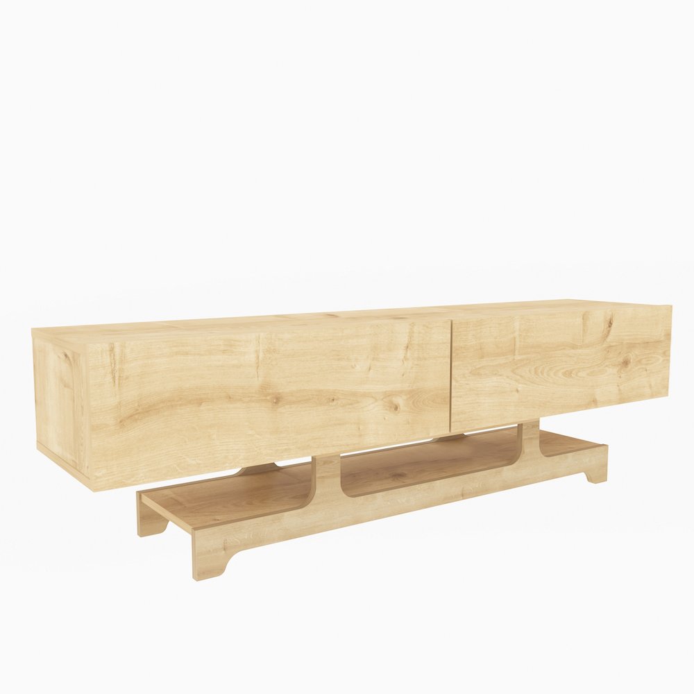 Tera Tv  Stand Sapphire Oak. Picture 1