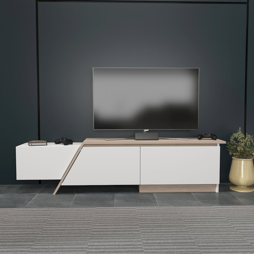 Zonas Tv Stand White Cordoba. Picture 4