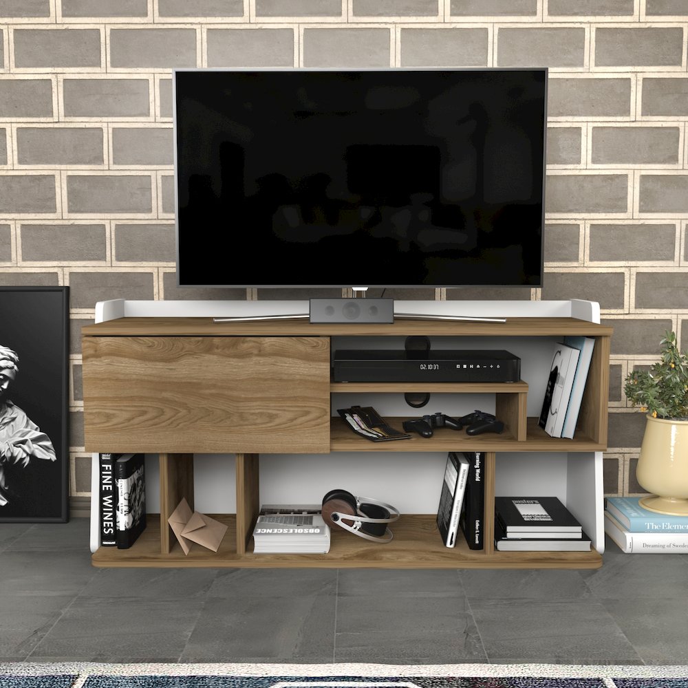 Raca Tv Stand Oud Oak White. Picture 4