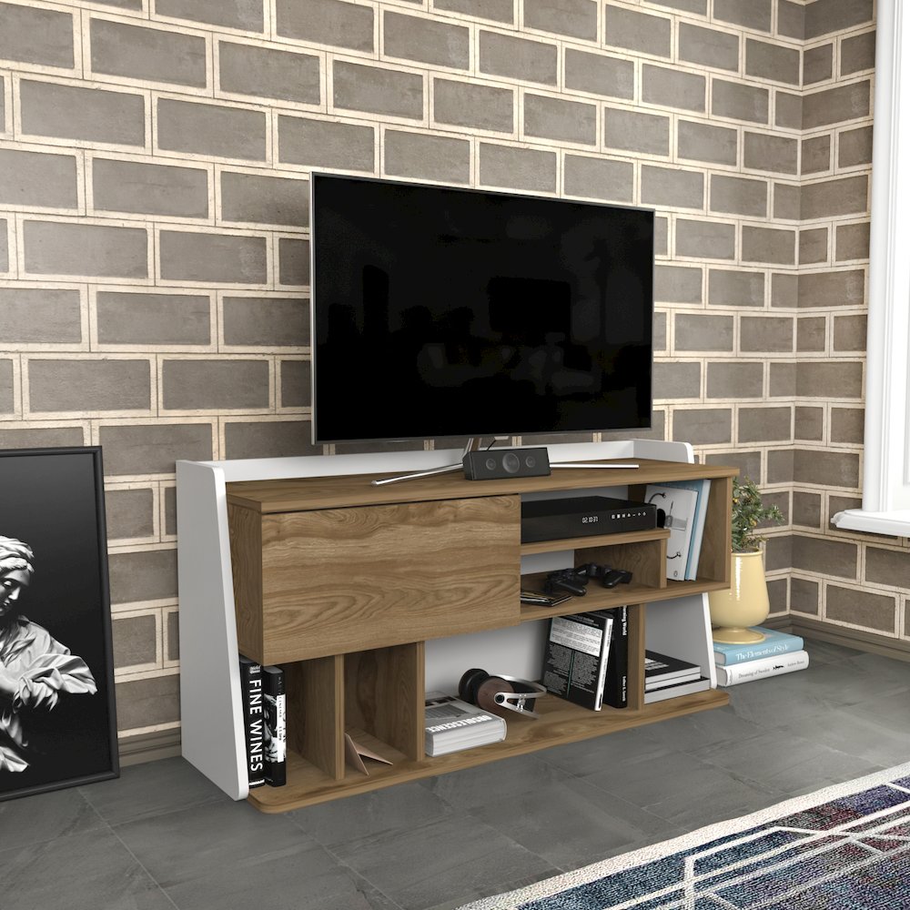 Raca Tv Stand Oud Oak White. Picture 5