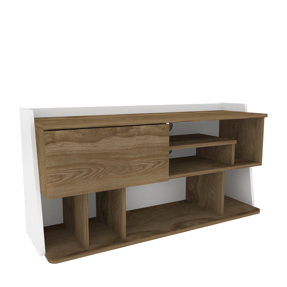 Raca Tv Stand Oud Oak White. Picture 1