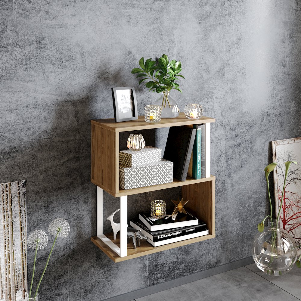 Lima Side Table-White&Oud Oak. Picture 3