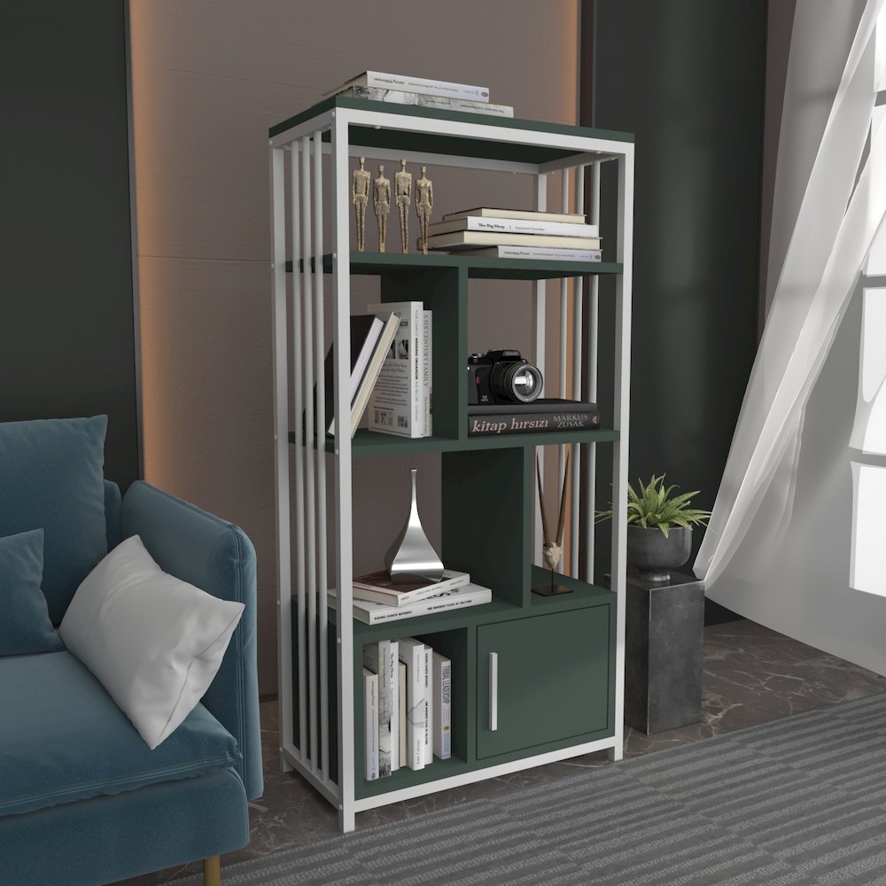 Valero Bookcase Silva White. Picture 3