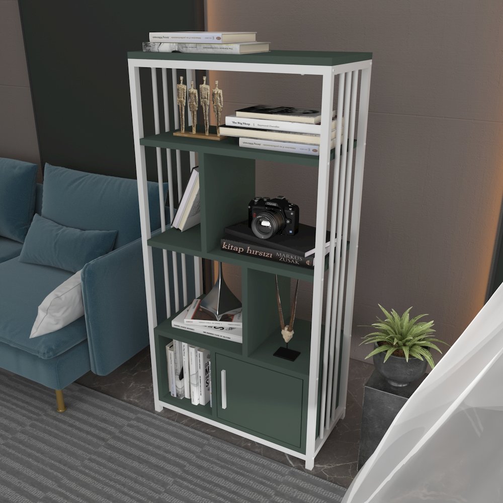 Valero Bookcase Silva White. Picture 4