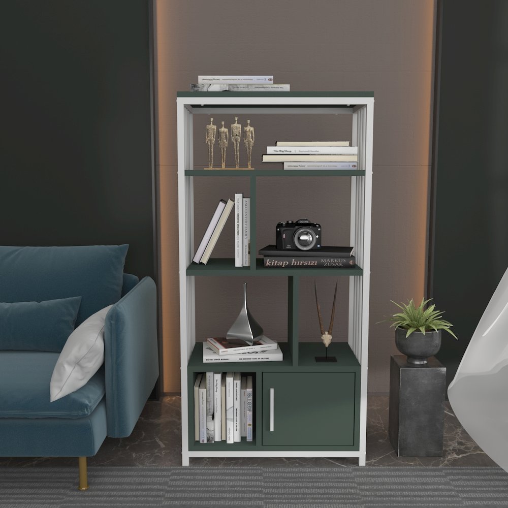 Valero Bookcase Silva White. Picture 5