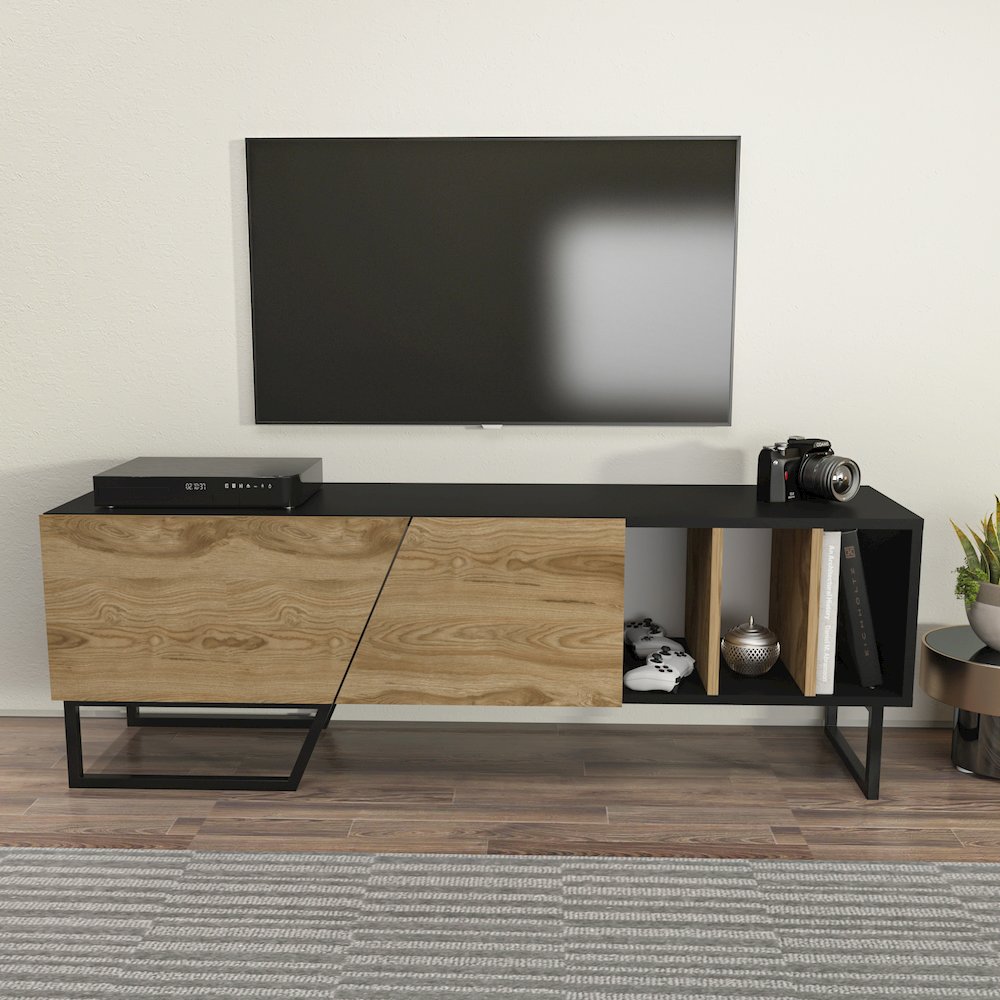 Linossa Tv Stand Black Ud Black. Picture 5