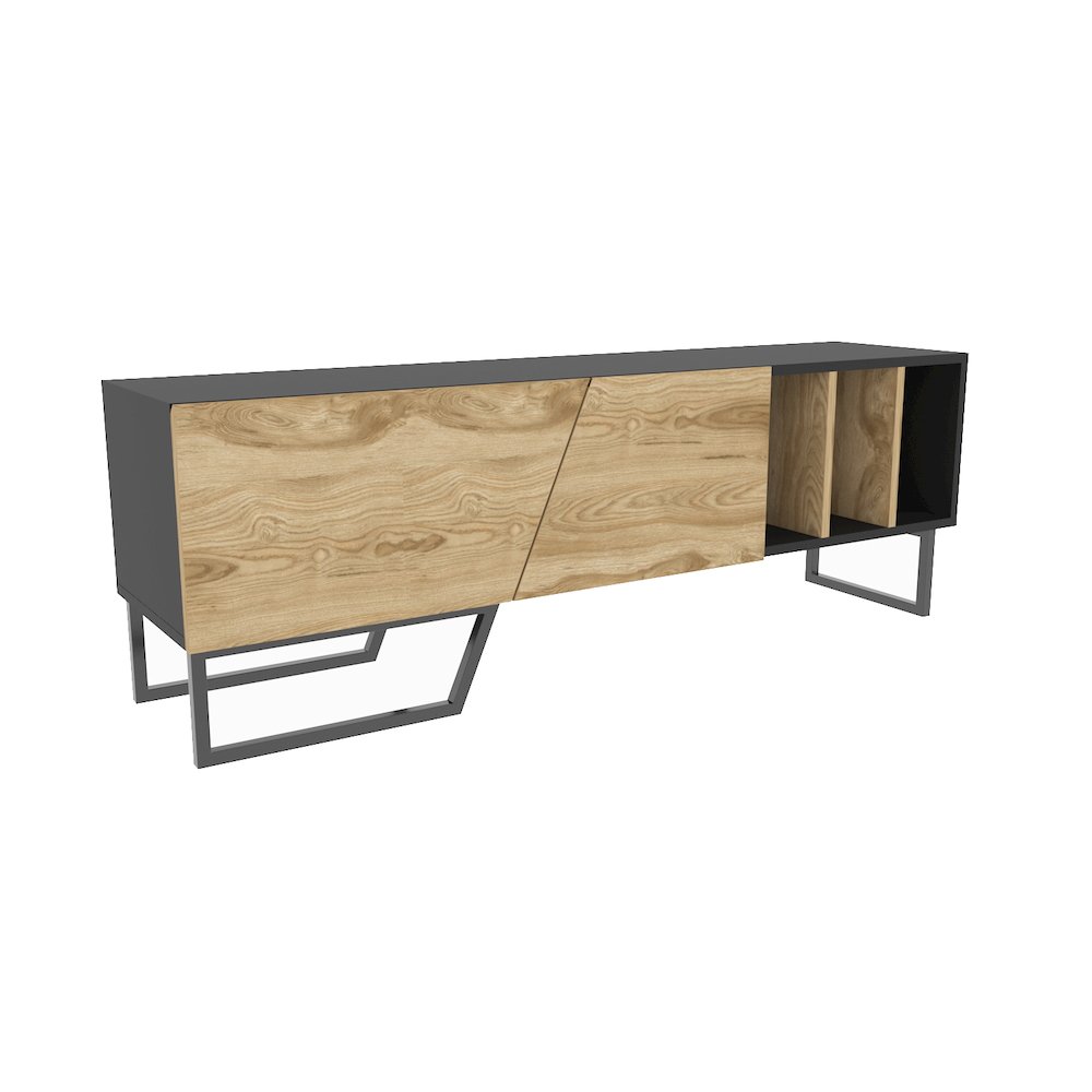 Linossa Tv Stand Black Ud Black. Picture 2