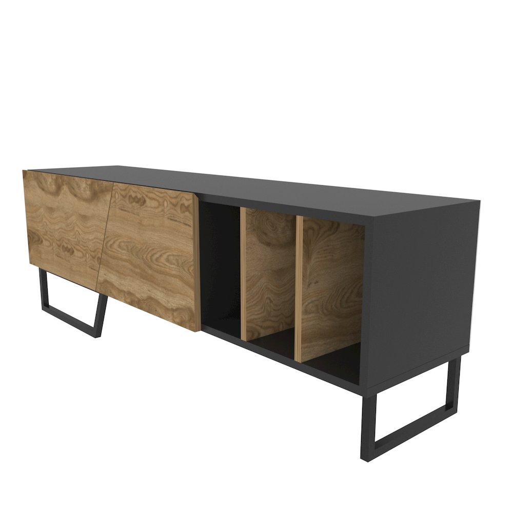 Linossa Tv Stand Black Ud Black. Picture 3
