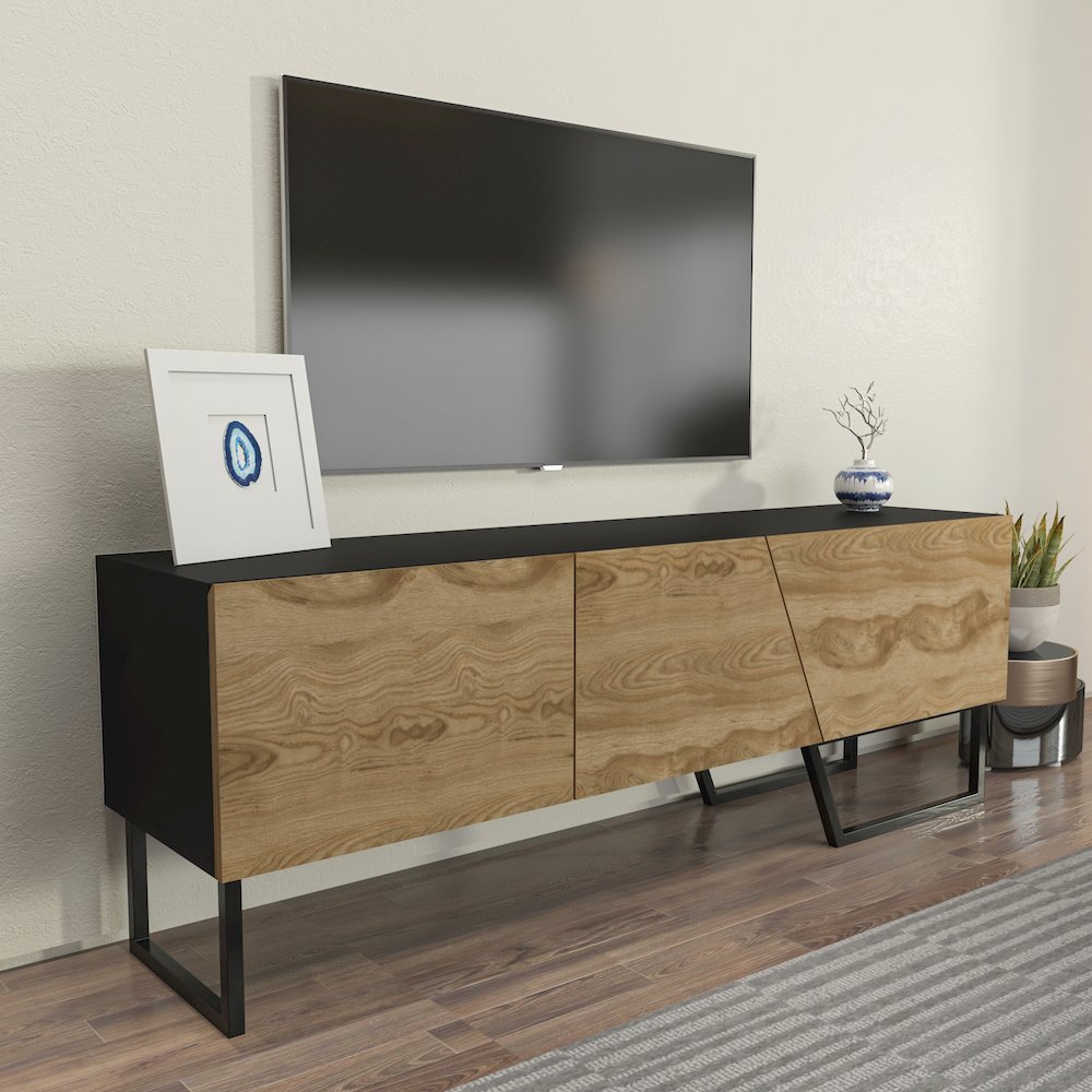 Parla Tv Stand Black Oud. Picture 3